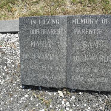 SWARDT Sam, de 1892-1971 &amp; Maria 1891-1971