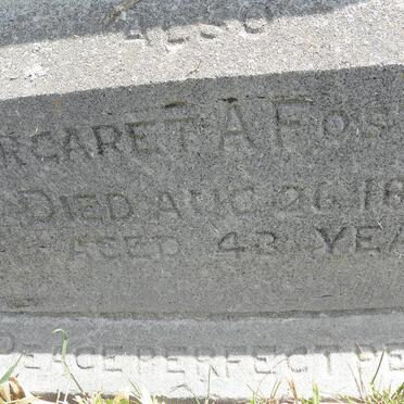 FOSTER Margaret A. -1898