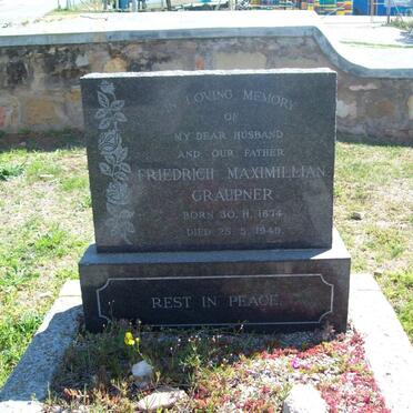 GRAUPNER Friedrich Maximillan 1874-1949