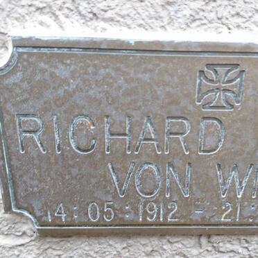 WITT Richard Philip, von 1912-2000