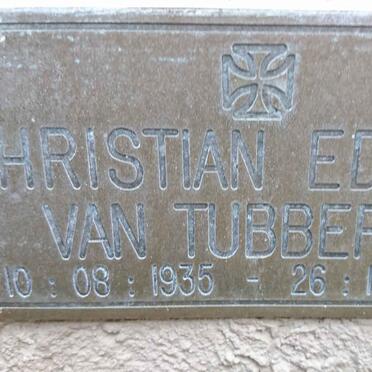 TUBBERGH Christian Edward, van 1935-2000
