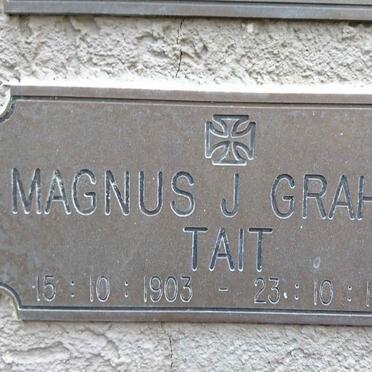 TAIT Magnus J. Graham 1903-1980
