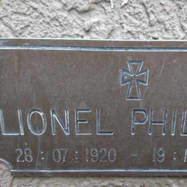 PHILLIPS Lionel 1920-1988
