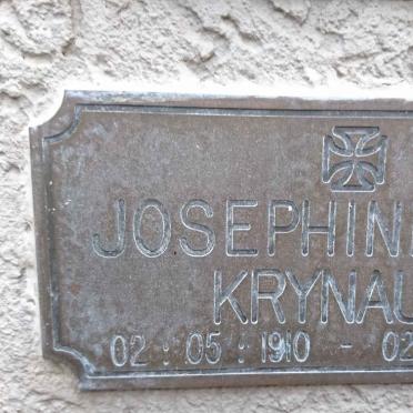 KRYNAUW Josephine May 1910-1999