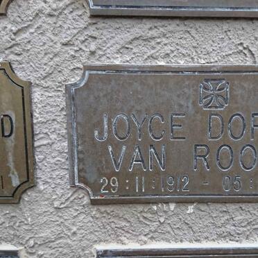 ROOYEN Joyce Doreen, van 1912-1996