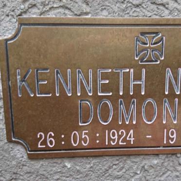 DOMONEY Kenneth Norman 1924-1994