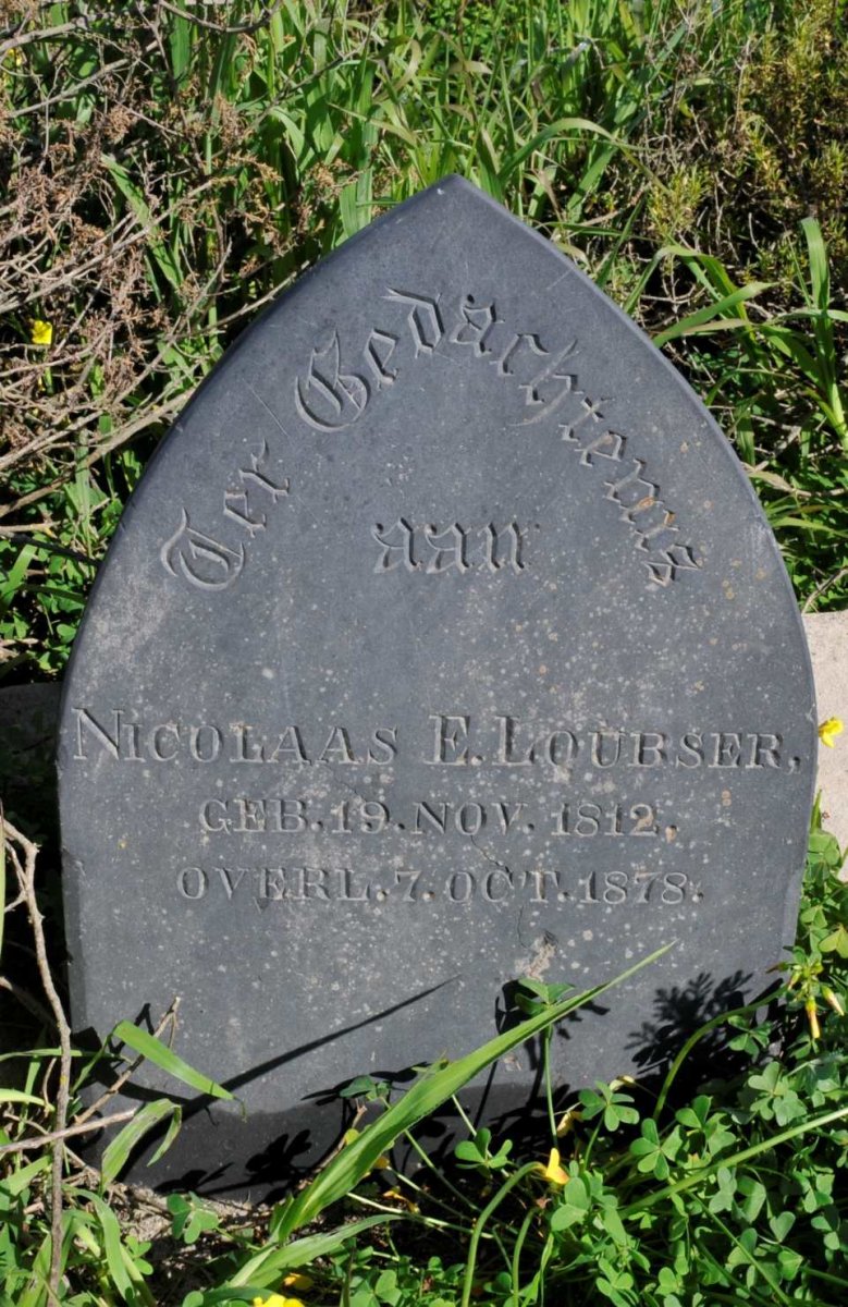 LOUBSER Nicolaas 1812-1878