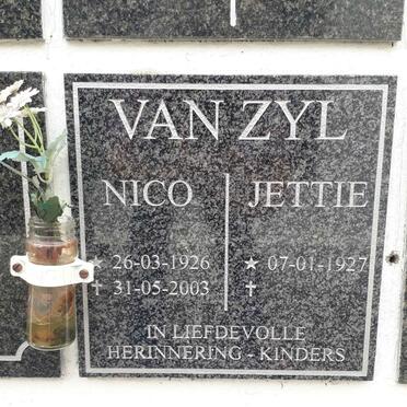 ZYL Nico, van 1926-2003 &amp; Jettie 1927-