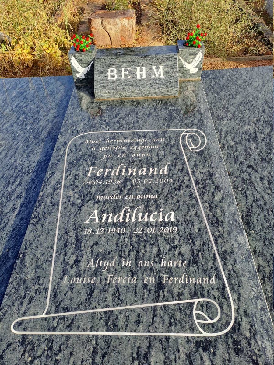 BEHM Ferdinand 1938-2004 & Andilucia 1940-2019