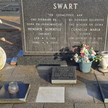 SWART Hendrik Albertus 1917-2003 &amp; Cornelia Maria JOUBERT 1912-1987