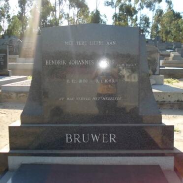 BRUWER Hendrik Johannes Petrus 1889-1966