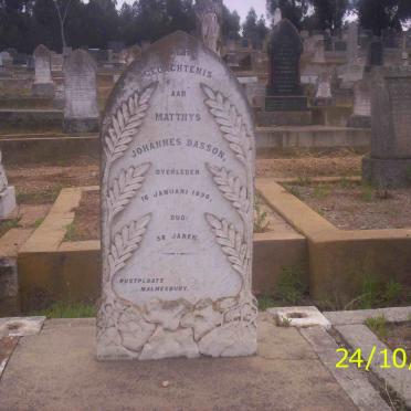 BASSON Matthys Johannes -1896