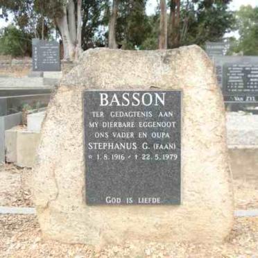 BASSON Stephanus G. 1916-1979