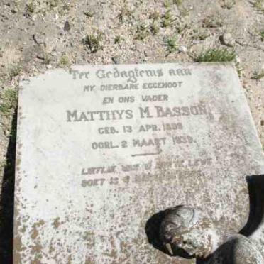 BASSON Matthys M. 1899-1938