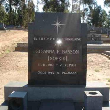 BASSON Susanna F. 1901-1967