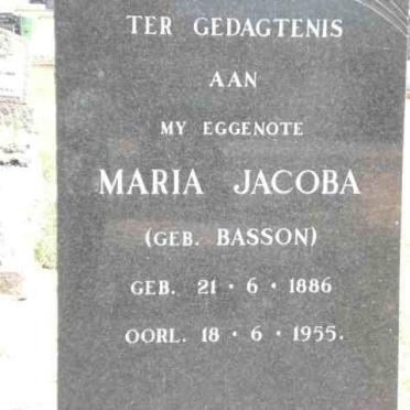 BASSON Maria Jacoba 1886-1955