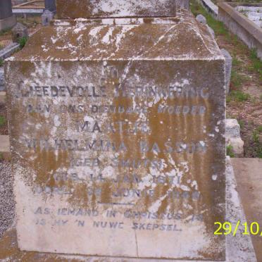 BASSON Maatje Wilhemina neé SMUTS 1871-1949