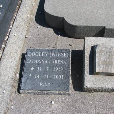 DOOLEY Cathrina J. nee WIESE 1913-2001