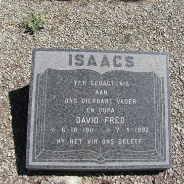 ISAACS David Fred 1911-1992