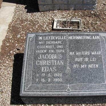 EDAS Jacobus Christian 1920-1990