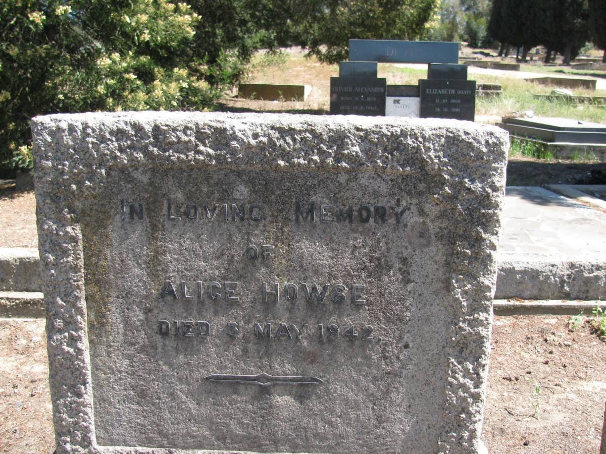HOWSE Alice -1942