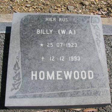HOMEWOOD W.A. 1923-1993