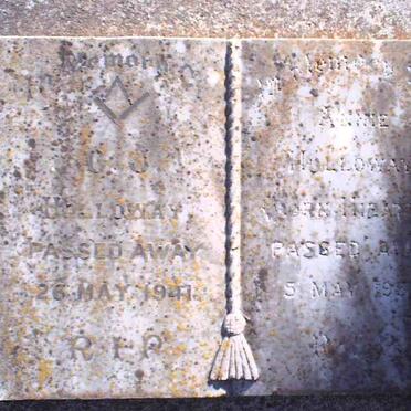 HOLLOWAY C.J. -1941 &amp; Annie HIEATTY 1959