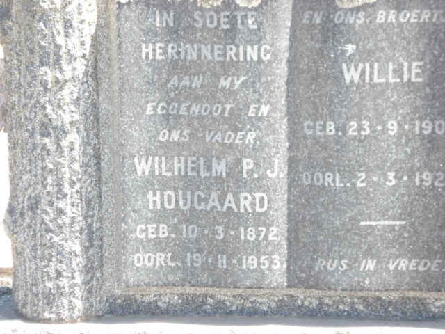 HOUGAARD Wilhelm P.J. 1872-1953 :: HOUGAARD Willie 190?-192?