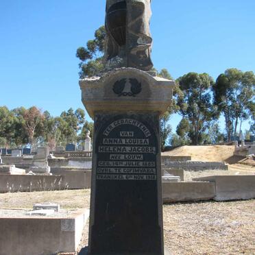 JACOBS Anna Louisa Helena nee LOUW 1885-1918
