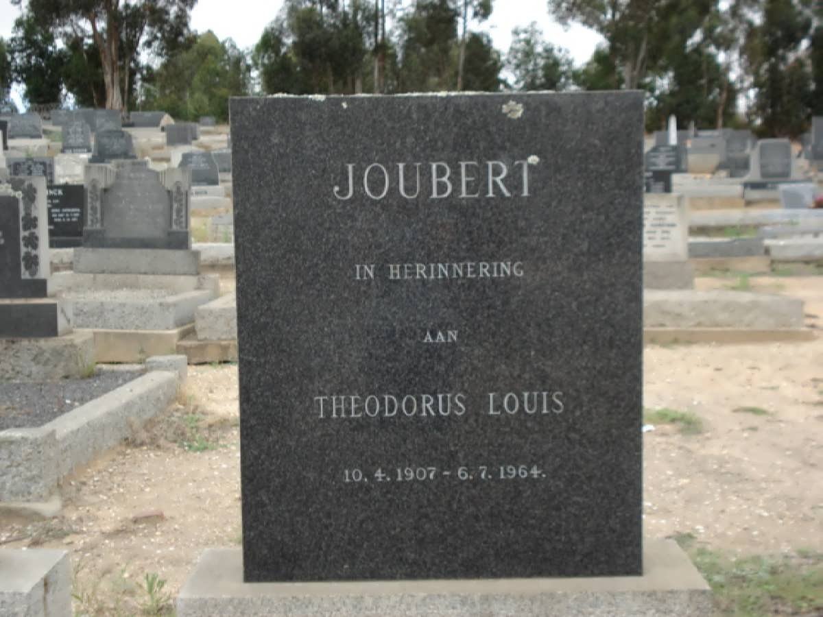 JOUBERT Theodorus Louis 1907-1964