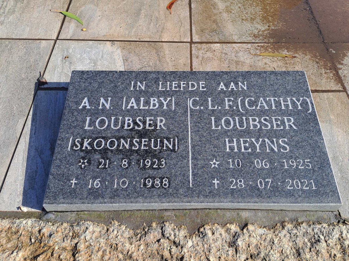 LOUBSER A.N. 1923-1988 :: HEYNS C.L.F., LOUBSER 1925-2021