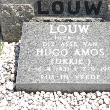 LOUW Hugo Amos 1931-1994
