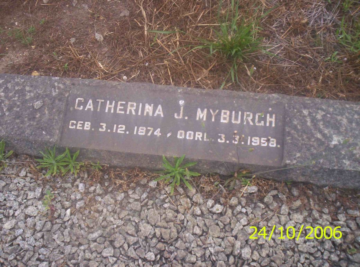 MYBURGH Catherine J. 1874-1958