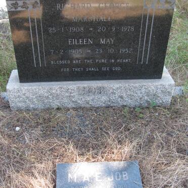 MARSHALL Richard George 1908-1978 &amp; Eileen May 1905-1952 :: JOB M.A.E. 1919-1993