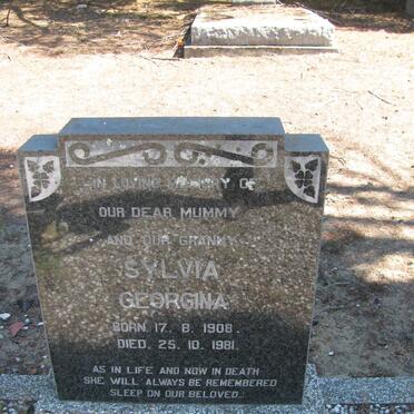 NIEKERK Sylvia Georgina, van 1908-1981