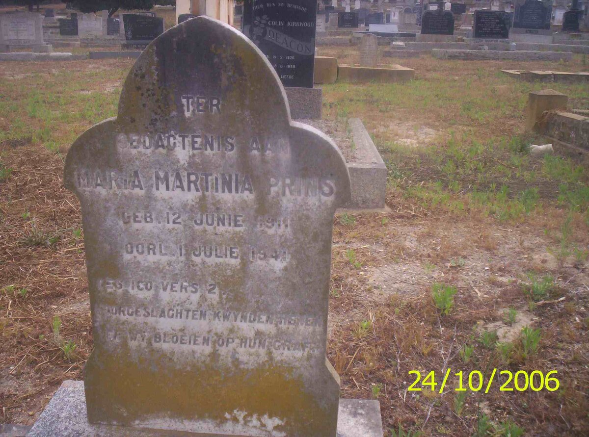 PRINS Maria Martinia 1911-1941