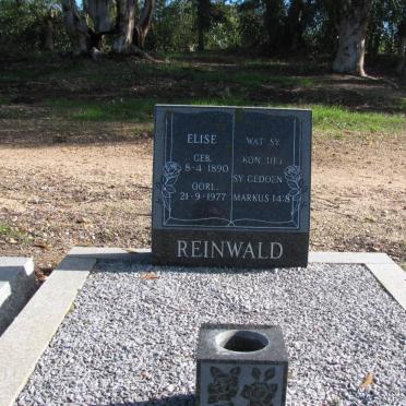 REINWALD Elise 1890-1977