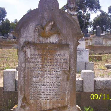 STEYN Johannes Gerhardus Lombard 1893-1903