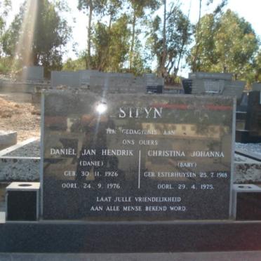 STEYN Daniel Jan Hendrik 1926-1976 &amp; Christina Johanna ESTERHUISEN 1918-1975