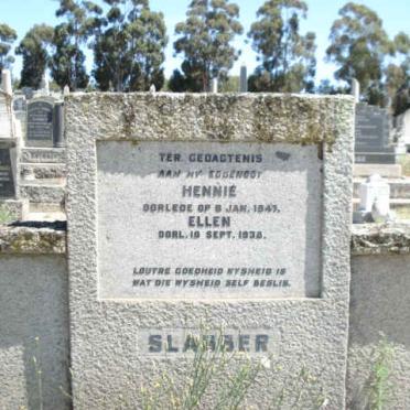 SLABBER Hennie -1947 &amp; Ellen -1938
