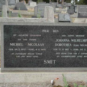 SMIT Michiel Nicolaas 1907-1955 &amp; Johanna Wilhelmina Dorothea NELSON 1912-1976