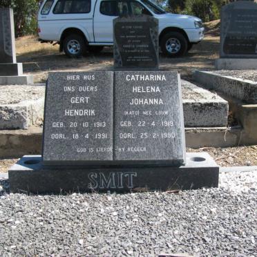 SMIT Gert Hendrik 1913-1991 &amp; Catharina Helena Johanna LOUW 1919-1990