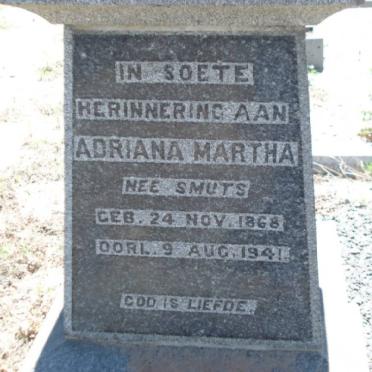 SMUTS Adriana Martha 1868-1941