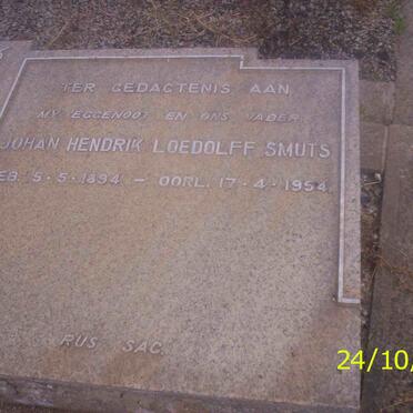 SMUTS Johan Hendrik Loedolff 1894-1954