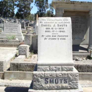 SMUTS Daniel J. 1875-1942