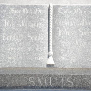 SMUTS Ryk Johannes Loedolff 1871-1948 &amp; Woutrina Catharina de Vos JURGENS 1872-1941