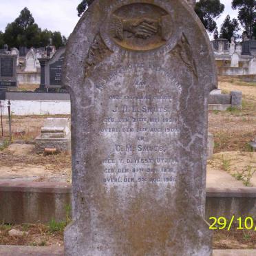 SMUTS J.M.L. 1821-1907 &amp; C.M. v.d. WESTHUIZEN 1832-1901