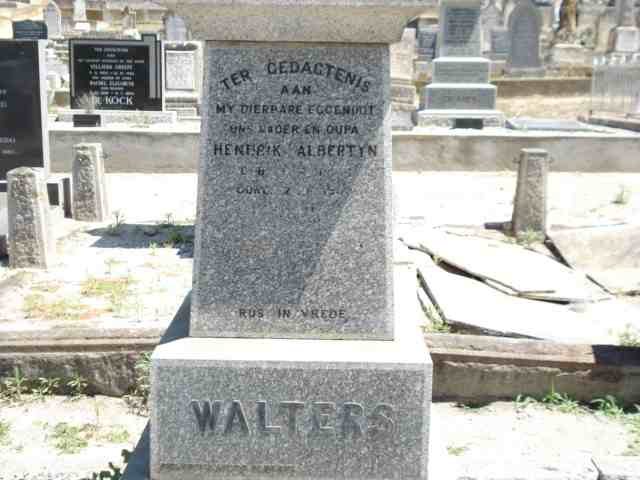 WALTERS Hendrik Albertyn