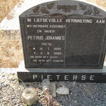PIETERSE Petrus Johannes 1895-1980