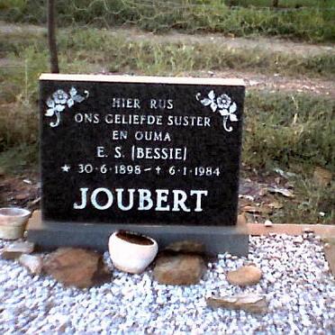 JOUBERT E.S. 1898-1984